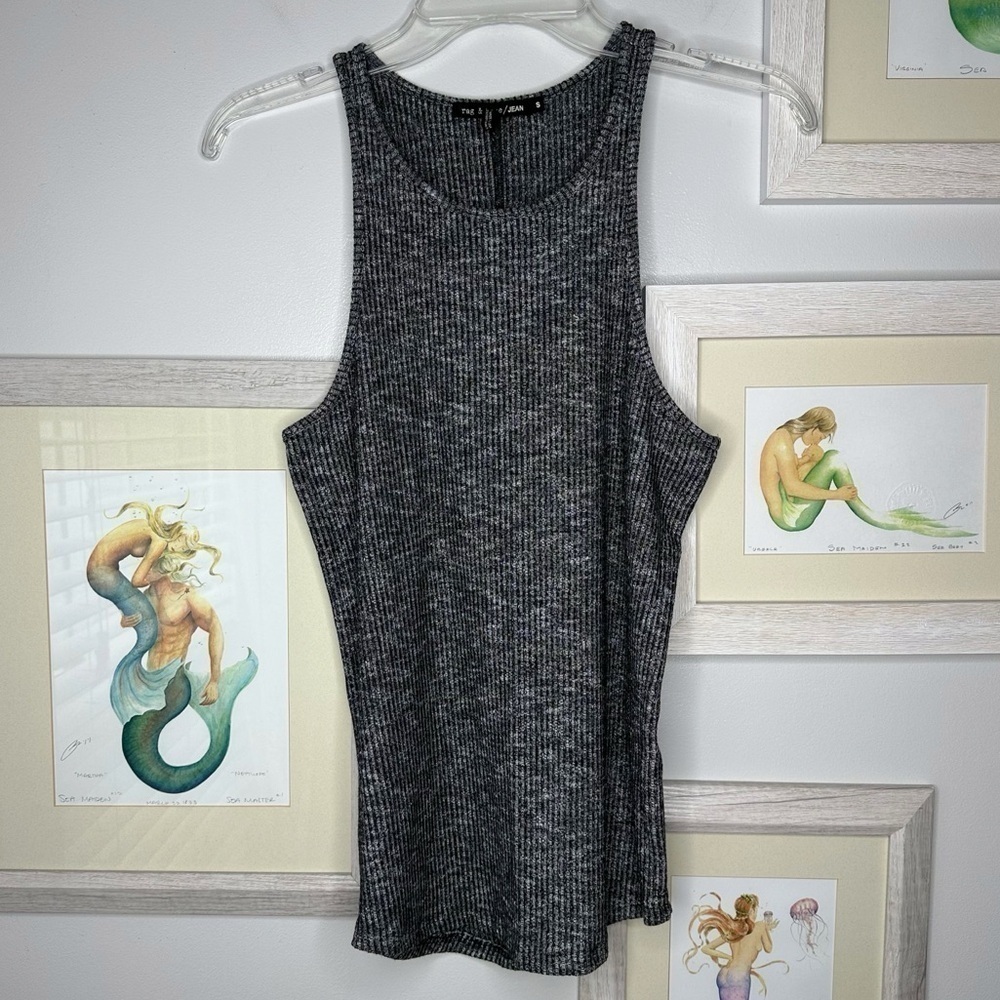 Rag & Bone Black & White Ribbed Knit Racerback Tank Top Women’s Size Small